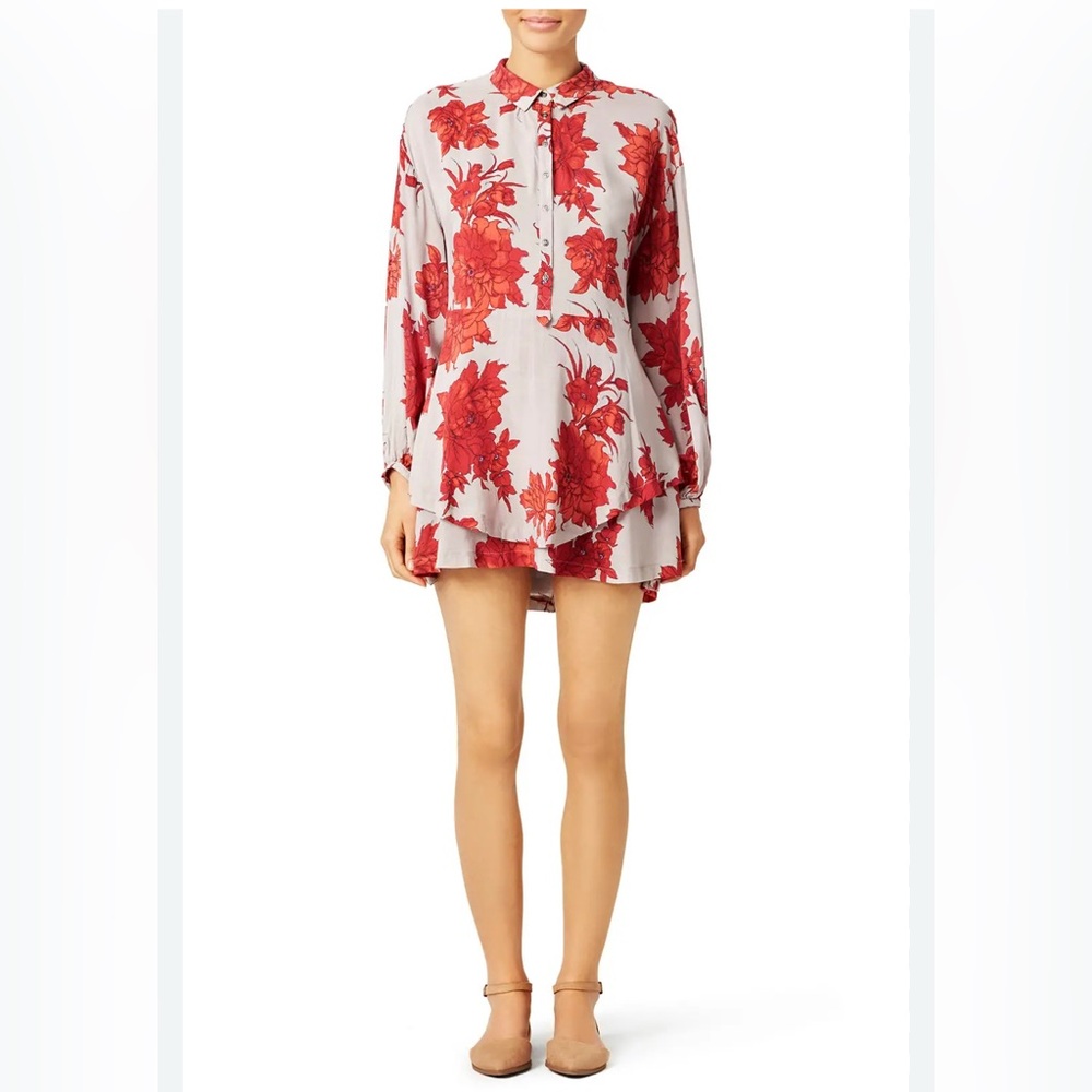 Free People Shake It Mini Dress SIZE XS OVERSIZED